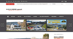 Desktop Screenshot of gallardosport.com